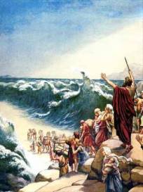 Moses Parts Red Sea
