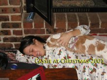 Cassie on a better day