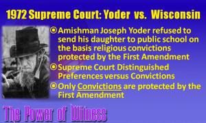 Jonas Yoder versus the State of Wisconsin