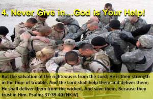 Praying Troops in Iraq