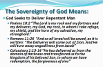 God seeks to deliver repentant man
