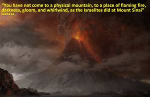 We have not come to a Mountain