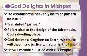 God Delights in mishpat