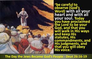 Day Jews Became Gods People