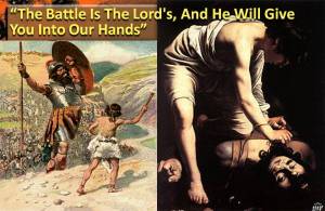 David warns Goliath