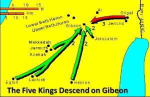 Five Kings War on Gibeon