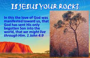 Jesus and the Bloodwood tree