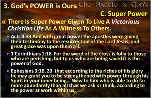Power to Live Victorious Life