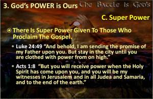 Power to Proclaim Gospel
