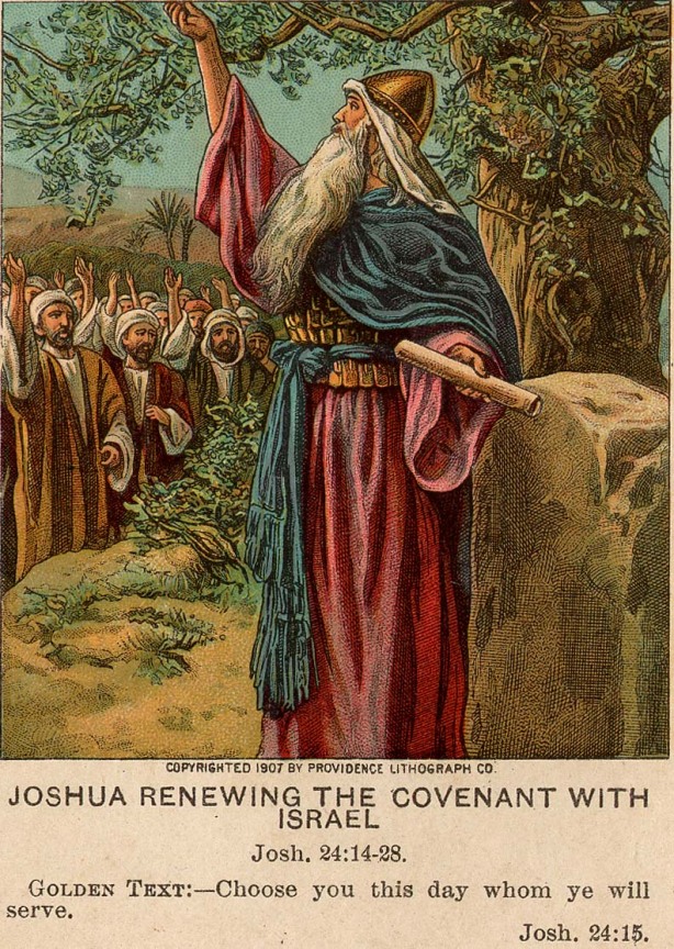 Joshua renews covenant