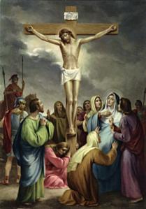 Jesus crucified for sinners