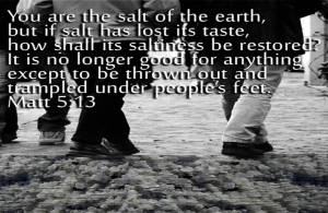 Matt 5_13 trampled under foot