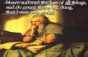 Paul counts all things as dung