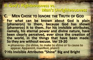 Man choses to Ignore God