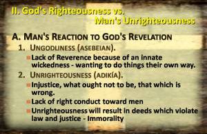 Mans Reaction to Gods Revelation