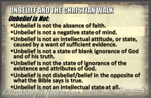 Unbelief is Not