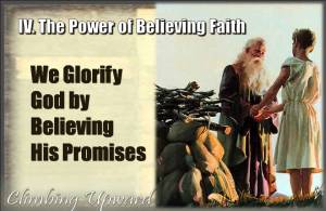 We Glorify God by Believing His Promises