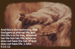 1 John 5_11-12 Jesus our Living Salvation