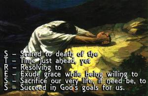 Jesus dealt with stress