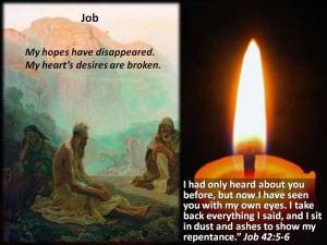Job all his hopes disappeared